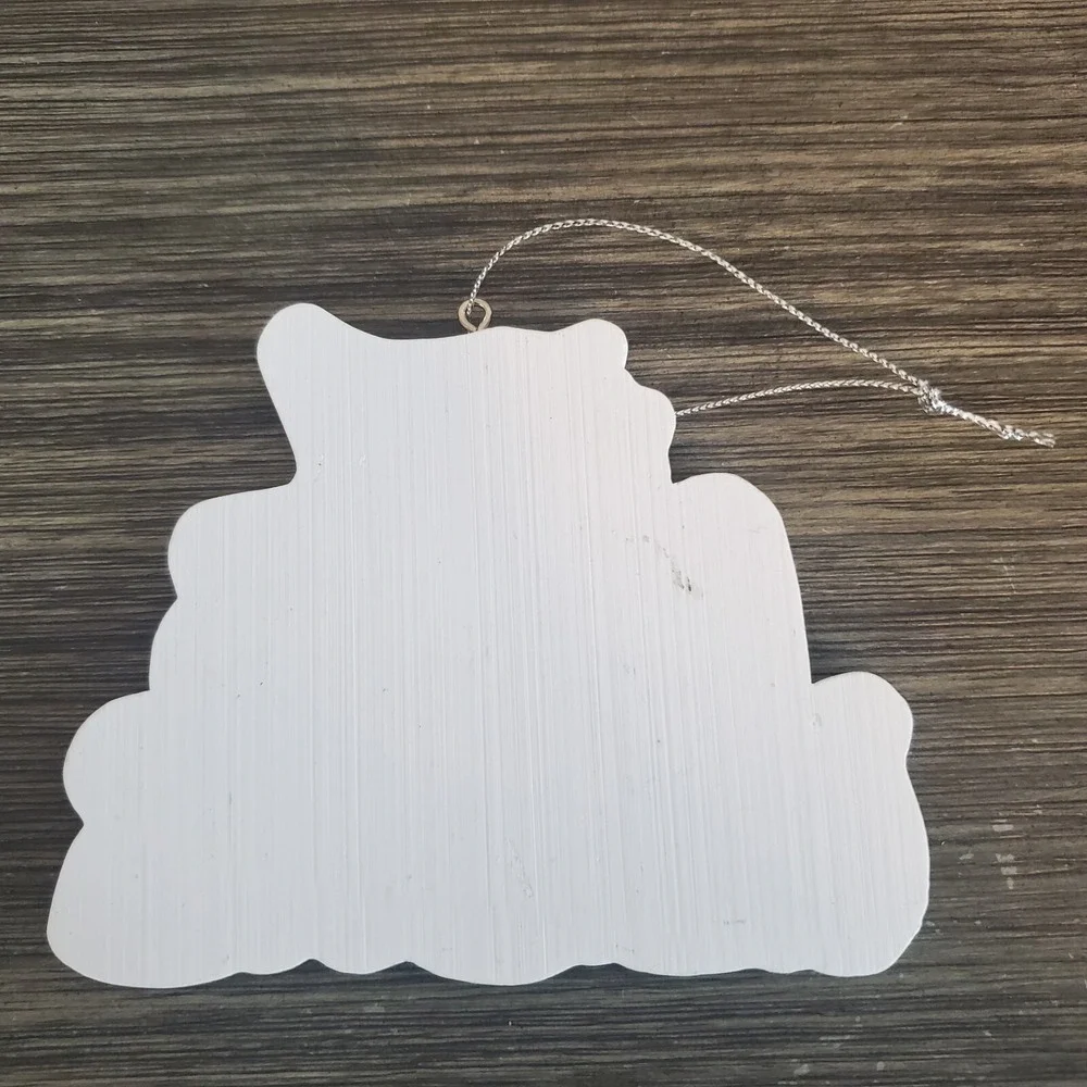 EAT MORE PLANTS Resin Christmas Ornament - Vegetarian Vegan Gardener Chef Gift